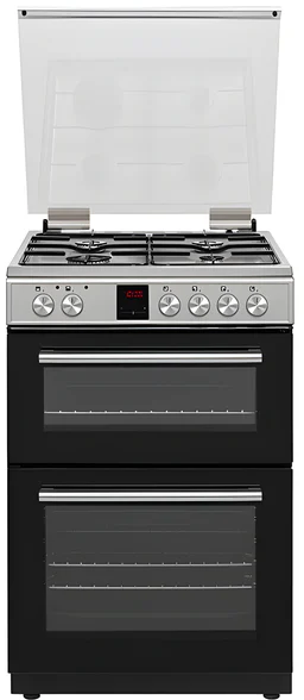 Teknix TKGD60X Double Oven 60cm Freestanding Gas Cooker Stainless steel