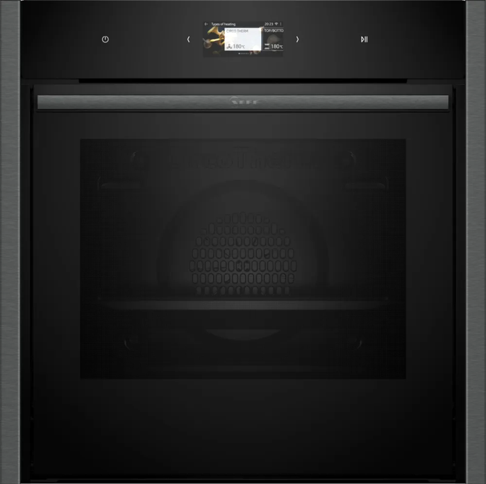 NEFF B64CS71G0B N 90 60 x 60 cm Built-in Single Electric Oven Graphite Grey