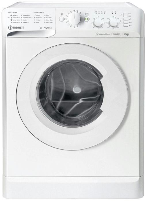 Indesit MTWC71485WUK 7kg 1400rpm Freestanding Washing Machine White