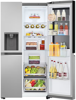 LG GSGV80PYLL 635L InstaView™ Side-By-Side Frost Free Plumbed-in American Style Fridge Freezer Prime Silver