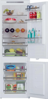 Hoover HOBBMT18EK 177cm 70/30 No Frost with Sliding Door Hinge Integrated Fridge Freezer White