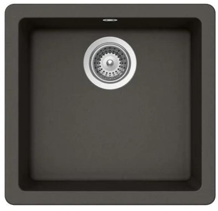 1810 Quadro N-100S /4022 CRISTALITE® Asphalt Undermount Sink 