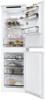 Haier HB50T618FMK Combi  242L  No Frost 50/50 Sliding Hinge Integrated Fridge Freezer White