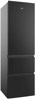 Haier HTR3518ENMTK 3D 55 Series 3 ( 3 doors) 303Litres Freestanding Fridge-Freezer Black