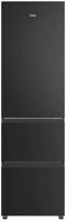 Haier HTR3518ENMTK 3D 55 Series 3 ( 3 doors) 303Litres Freestanding Fridge-Freezer Black