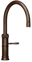 Quooker 3CFRPTN ( 3CFRPTB )  Classic Round Fusion 3-in-1 + PRO3 Tank PATINATED BRASS Boiling Water Tap 