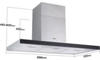 Midea MH90M21ET33SG 90cm Chimney 4 Speeds Hood Stainless steel