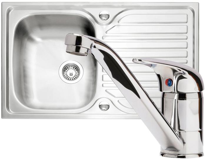 Caple PK/AR91  Arrow 91 ( PKAR91 ) Inset 1 Bowl and tap ( Sink and Tap ) Stainless steel