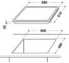Whirlpool AKT809NE 60cm 4 x Zone Ceramic Hob Black
