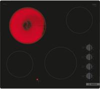 Bosch PKE611CA3E Series 2, 4 Zone 60 cm surface mount without frame Ceramic Hob Black