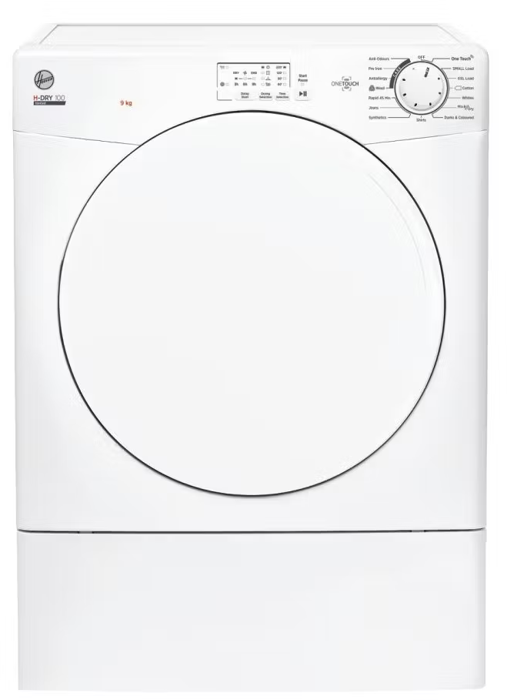 Hoover HLEV9LF H-Dry 300 9kg Vented Freestanding Dryer White