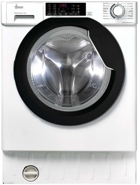 Hoover HBWS484DMBW5 H-Wash 300 Pro 8kg 1400Spin Integrated Washing Machine White