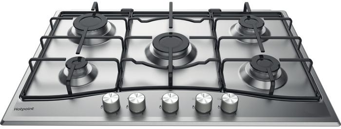 Hotpoint PCN 752 UIXH (PCN752UIXH) 73cm 5 x Burner Gas Hob Stainless steel