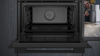 Siemens CS736G1B1 iQ700 compact oven with steam function 60 x 45 cm Built-in Single Electric Oven Black