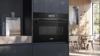 Siemens CS736G1B1 iQ700 compact oven with steam function 60 x 45 cm Built-in Single Electric Oven Black