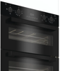 Hotpoint DUH12G1B 72cm Built Under Double Fan Oven with Telescopic Shelf Built-Under Double Electric Oven Black