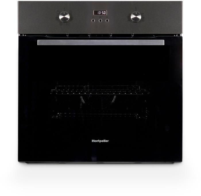 Montpellier MSBFO65SST ( 65ltr 13A Fitted Plug ) Fan Built-in Single Electric Oven Stainless steel