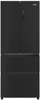 Haier HFR3718ENPT Series 4 FD 70 70cm 4 Door No Frost 402L Slate Black American Style Fridge Freezer 