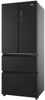 Haier HFR3718ENPT Series 4 FD 70 70cm 4 Door No Frost 402L Slate Black American Style Fridge Freezer 