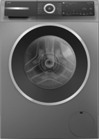 Bosch WGH254ARGB Series 6 front loader 10 kg max. 1400 rpm + WQH246DRGB Series 6 Heat pump tumble dryer 9 kg Cast iron grey Freestanding Washing Machine and Dryer 