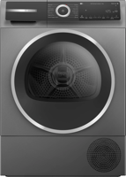 Bosch WGH254ARGB Series 6 front loader 10 kg max. 1400 rpm + WQH246DRGB Series 6 Heat pump tumble dryer 9 kg Cast iron grey Freestanding Washing Machine and Dryer 