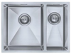 White Label WL0304 Contemporary Play 340/180 Big Bowl Left Undermount Sink Satin Finish