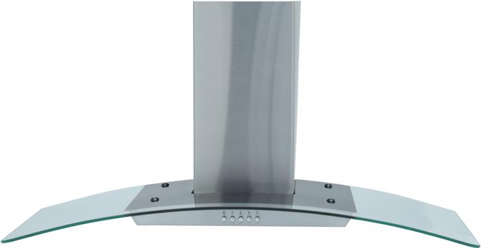 Montpellier MHG900X 90cm Curved Glass Hood Stainless steel
