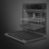 Smeg SF6200TBI Musa 60cm Thermo-ventilated, Vapor Clean (13 Amps) Built-in Single Electric Oven Black