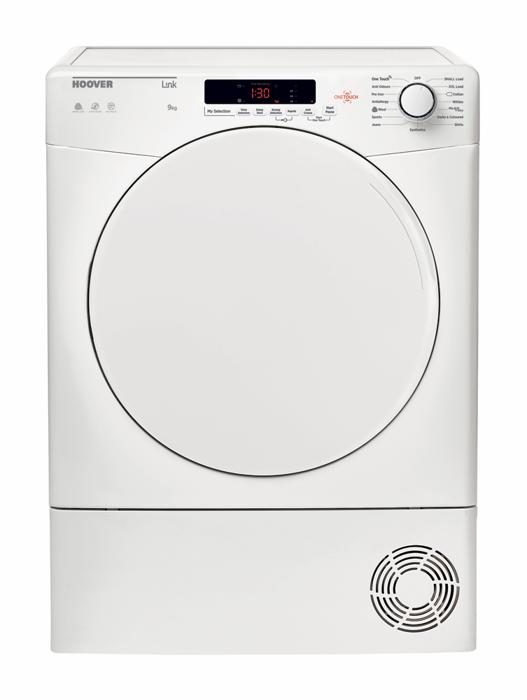 Hoover HL C9DF-80 (HLC9DF) 60cm 9kg Condenser Tumble Freestanding Dryer White