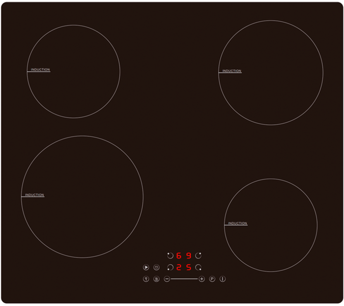 CATA UBIND60MS CATA 300 - 60cm 4 Zone Induction Hob Black