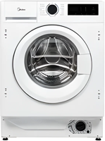 Midea MFA06W80BA10W 8kg 1400rpm ( WHILE STOCKS LAST - FREE NEY100 Carpet & Upholstery Cleaner NEY100 RRP £129 ) Integrated Washing Machine White