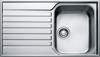 Franke Ascona ASX 611-86 Reversible Drainer 1 Bowl ASX61186 Inset Sink Stainless steel