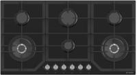 Teknix BITK290GH6B  6 Burner 90cm Gas Hob Black Glass