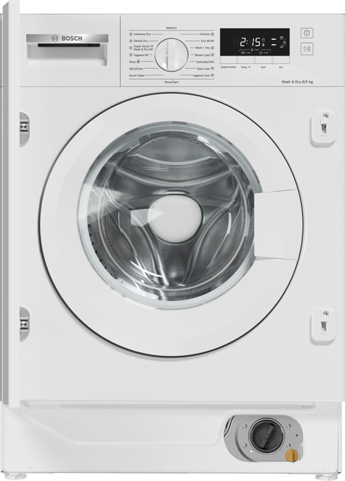 Bosch WKD28260GB Series 4  8/5 kg Integrated Washer Dryer White