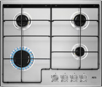 AEG HGX6400SM 60cm Slimline Gas Hob Stainless steel