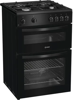 Indesit ITG6GB 60cm Twin Freestanding Gas Cooker Black
