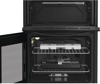 Indesit ITG6GB 60cm Twin Freestanding Gas Cooker Black