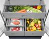 Midea MDRF705BIE70 French Style Frost Free 515Litres  (Midea Inox) American Style Fridge Freezer Grey