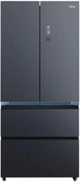 Midea MDRF705BIE70 French Style Frost Free 515Litres  (Midea Inox) American Style Fridge Freezer Grey