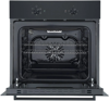 Teknix BITK263ESB 55L Slim Depth Built-in Single Electric Oven Black