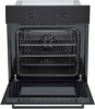 Teknix BITK263ESB 55L Slim Depth Built-in Single Electric Oven Black