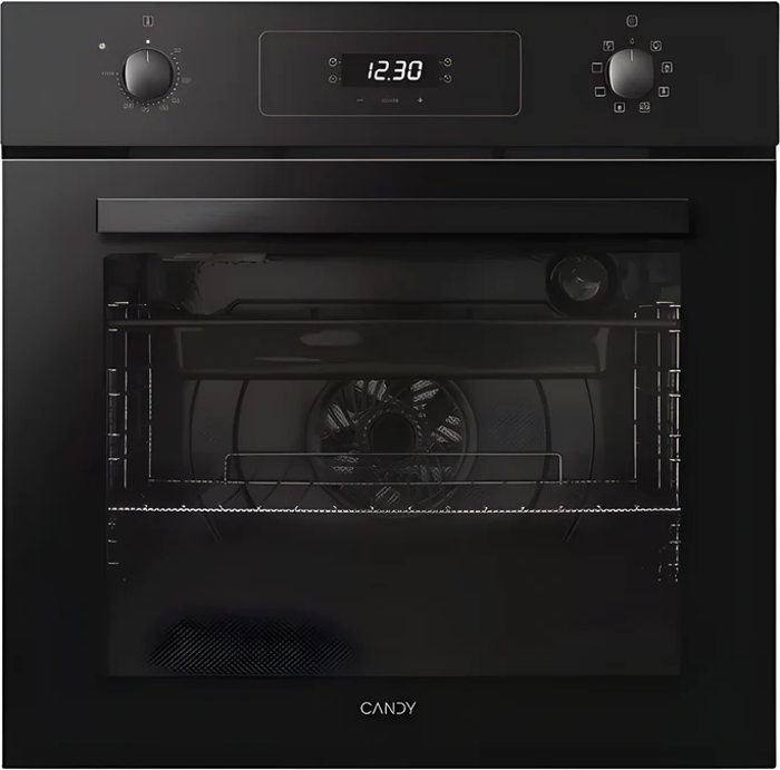 Candy FIDCN935L  70Litres ( 13 Amp ) Built-in Single Electric Oven Black