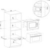 Hoover HO38FL7NWBXUK 700W With Grill Wall Unit Built-in Microwave Stainless steel