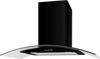CATA UBSCG90BK 90cm Curved Glass Cooker Hood Black