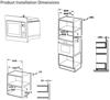 Belling BIMWG6017 444411404 17L Microwave with Grill for wall cabinet Built-in Microwave Stainless steel