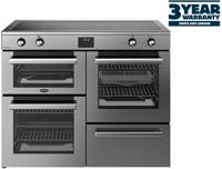 Belling Cookcentre 110Ei 444411808  110cm 2 Oven & 5 Zone Induction Hob and Link+   *Display to clear* Induction Range Cooker Stainless steel