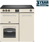 Belling Farmhouse 90Ei  174 litres 2 ovens 5 Zone induction hob 444411824 *Display to clear* Induction Range Cooker Cream