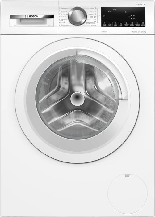 Bosch WNA144V9GB Series 4 9/5 kg max. 1400 rpm Freestanding Washer Dryer White