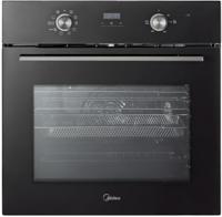 Midea MBO65M90D2C-BK Multifunction with Catalytic Liners with Airfry function ( 13.6A fuse rating requiring hard wiring installation ) Built-in Single Electric Oven Black