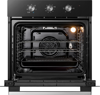 Midea MBO65M90M1-BK 70L with Rotary Dials Built-in Single Electric Oven Black
